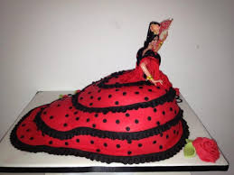 Birthday Cake In Spanish A Spanish Flamenco Dancer Dancer Cake Cake Flamenco Dancers