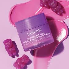 LANEIGE Lip Sleeping Mask Gummy Bear Nourish Hydrate Vitamin C Murumuru  Shea Butter Antioxidants Flaky Dry