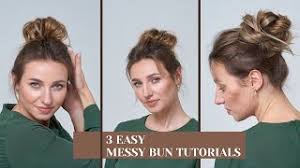 Easy top knot bun | for fine hair & thin hairi wanted to show you guys how i do a quick top knot when i'm in a hurry. How To Do A Messy Bun For Thin Hair 3 Easy Messy Bun Tutorials Youtube