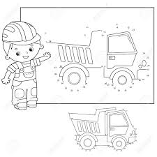 My 5 year old son loves this coloring book not just for the pictures, but for the descriptions of each piece of machinery. Puzzle Game For Kids Numbers Game Lorry Or Dump Truck Construction Royalty Free Cliparts Vectors And Stock Illustration Image 133686691