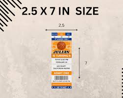 Basketball Invitation