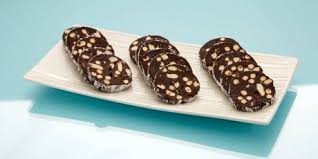 No Bake Chocolate Pretzel Salami Recipes Food Network Canada Recipe Salami Recipes Easy No Bake Cookies Food Network Canada
