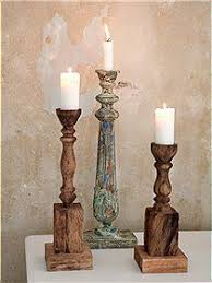 Kerzenleuchter Von Haœbsch Interior Kerzenstander Holz Kerzenstander Kerzenleuchter