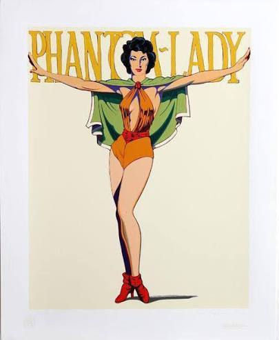 Phantom-Lady (White) | Mel Ramos | RoGallery