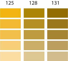 Gold Color In Business Cards Pantone Gold Shades Of Gold Color