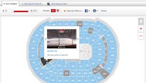 Msg Interactive Seating Consol Seating Chart Hockey Acc Seat