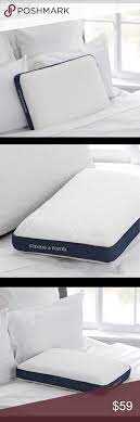 Stearns Foster Jumbo Memory Pillow Sleep Well With The Stearns Foster Premium Memory Foam Pillow Thoughtfully Des Memory Pillows Memory Foam Pillow Pillows