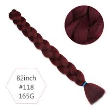 Synthetic hair (preferably blond ombre hair or silver). Xtrend Synthetic Kanekalon Colorful Hair Braiding Hair Extensions 82in Xtrend Hair