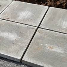 I was careful to make sure that the concrete slightly exceeded in height the lower edge of the concrete block that was holding up the corner. How To Build A Shed Base With Paving Slabs Which Shed Base