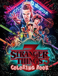 Free coloring book for everybody! Stranger Things 3 Coloring Book Stranger Things Coloring Book Jumbo Coloring Book For All Fans Buy Online In Andorra At Andorra Desertcart Com Productid 166915927