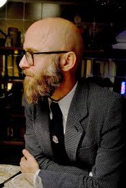Hasil gambar untuk bald man with beard and glasses
