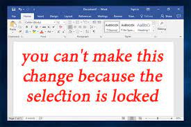 Unlock selection in word pro journalist whounlock selection in word pro journalist whoja. Fixed You Can T Make This Change Because The Selection Is Locked