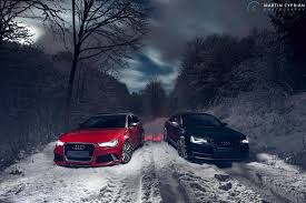 Download now this gorgeous desktop wallpaper in hd. Wallpaper Trees Landscape Lights Forest Monochrome Nature Car Snow Winter Long Exposure Clouds Evening Vehicle Front Audi Rs6 Avant Audi A8 Martin Cyprian Driving Weather Land Vehicle Automotive Design Automobile Make