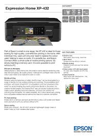 Entdecke rezepte, einrichtungsideen, stilinterpretationen und andere ideen zum ausprobieren. Epson Expression Home Xp 432 A4 Colour Inkjet Wireless All In One Printer Print Copy Scan 6 8cm Colour Touch Panel 33ppm Mo Manualzz
