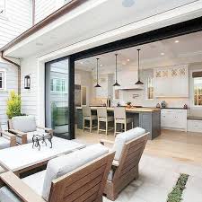 kitchen sliding glass patio doors
