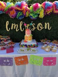 Diy Birthday Cake Table Decoration Ideas Emerson S First Fiesta Project Nursery Masquerade Decorations Fiesta Decorations Diy Party Decorations