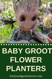 The Cutest Baby Groot Flower Pot For Guardian Of The Galaxy Lovers Flower Pots Container Garden Design Baby Groot