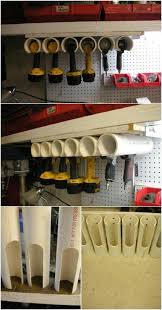 15 Idees Deco Tube Pvc Charmantes Et Fonctionnelles Demenagement Diy Garage Workshop Storage Et Shed Storage