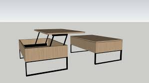 While the seat turns doubles as six padded stools, the backrest transforms into a countertop. Coffee Table Dining Table Convertible 3d Warehouse
