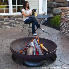 The Patriot Wood Burning Fire Bowl Natural Steel Woodlanddirect Com Outdoor Fireplaces Fire Pit Wo Wood Burning Fire Pit Outdoor Fire Pit Backyard Fire