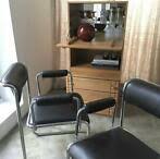 woood eetkamerstoel jelle in lederlook kleur cognac bruin 80x60x57 cm per 2 stuks kopen karwei eetkamerstoelen keukentafel stoelen eettafel