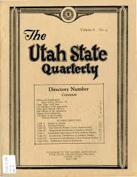 The Utah State Quarterly, Vol. 6 No. 4, May 1930 by USU Libraries