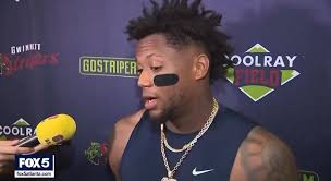 Braves Marcell Ozuna enjoying time