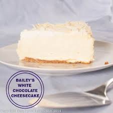 Bailey S White Chocolate Cheesecake With Almond Brown Sugar Crust Cheesecake Recipes Desserts White Chocolate Cheesecake