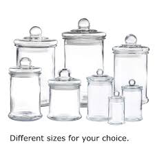 Shop modern bath decor, towels, shower curtains & more at west elm® Mini Glass Apothecary Jars Cotton Jar Bathroom Storage Organizer Canisters Set Of 3 Buy Online At Best Price In Uae Amazon Ae