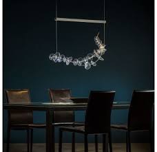 Hubbardton Forge 139812 Led Stnd 82 Yq0600 Vintage Platinum Lily Single Light 41 Wide Led Linear Chandelier Standard Variant Lightingdirect Com In 2020 Linear Chandelier Interior Led Lights Rustic Interior Decor