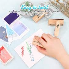Take some card making classes at your local craft store to increase your knowledge and design levels. Buy 15 Pieces Wooden Rubber Stamp Vintage Wooden Stamps Plant And Flower Decorative Vintage Mounted Rubber Stamp Set For Diy Craft Card Making Letters Diary Craft Scrapbook Painting Vivid Style Online In