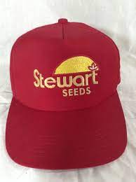Stewart Seeds Hat Red Adjustable Seed Farmer Snapback Cap Men S Baseball Cap Hats Snapback Cap
