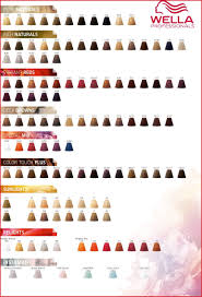 Koleston Perfect Color Chart Colour Touch Chart Natural
