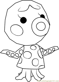 Free printable animal crossing coloring sheets, available on image and pdf version. Marina Animal Crossing Coloring Page For Kids Free Animal Crossing Printable Coloring Pages Online For Kids Coloringpages101 Com Coloring Pages For Kids