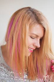 Opt for skinnier individual extensions, or get a whole chunk of hair dyed in the colour that you like. How To Diy Pink Highlights In Your Hair Hair Romance