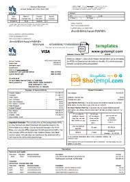 Usa Usaa Bank Credit Card Statement Template In Word Format In 2020 Credit Card Statement Statement Template Bank Credit Cards
