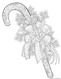 Printable christmas coloring pages candy canes. Christmas For Adults Candy Cane Coloring Pages Printable