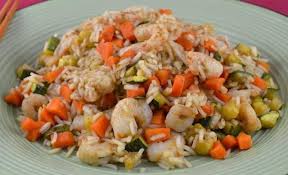 Riz Saute Aux Crevettes Et Legumes Ww Plat Et Recette En 2020 Recette A Base De Crevettes Plat Vegetarien Recette A Base De Riz
