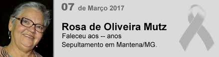 Faleceu dona Rosa Mutz, mãe do conhecido Robledo