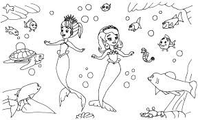 Disney princess coloring pages are the perfect way for your kids to celebrate their favorite disney stories. Sofia The First Mermaid Coloring Pages All Coloring Pages Advice