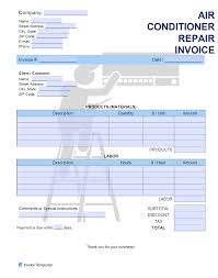Service Invoice Template Pdf Word Excel
