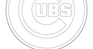 Chicago cubs logo coloring page from mlb category. Chicago Cubs Baseball Coloring Pages