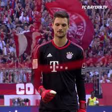Robert lewandowski insists that his famous goal celebration is a family secret that not even lewandowski's unique goal celebration at bayern of crossing his arms over his chest and leaving. New Trending Gif On Giphy Bayern Goalkeeper Bayern Munich