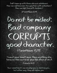 Be Careful Of The Company U Keep Keep Ur Friends Closeur Enemies Closer Doesn T Consider The Word Of God Don T Mix W Those Who R Words Quotes Bible Quotes