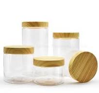 bamboo grain,bamboo lid jars,plastic jar,jar