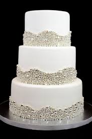 13 Silver Themed Wedding Cakes Photo - White And Silver Wedding Theme,  Black And Silver Damask Wedding Cakes And Blue And Silver Wedding Cake /  Snackncake
