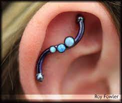 Floating Industrial By Roy Fowler In Wilmington Nc 4 Months Into Healing With Anatometal Jewelry Insta Piercin Earings Piercings Piercings Nose Piercing Hoop
