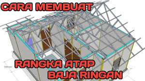 Kepuh kencana arum ke seluruh indonesia melalui 33 kantor cabangnya. Cara Membuat Rangka Atap Baja Ringan Youtube