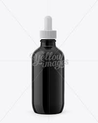 Black Glass Bottle With Dropper Mockup In Bottle Mockups On Yellow Images Object Mockups Bottle Mockup Glass Spray Bottle Bottle