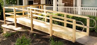 Wheelchair ramps are so easy to install. Wood Wheelchair Ramps Wood Handicap Ramps National Ramp